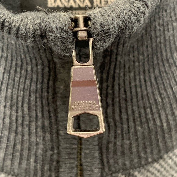 Banana Republic | Luxury Blend Full Zip Sweater - Medium - Picture 3 of 7